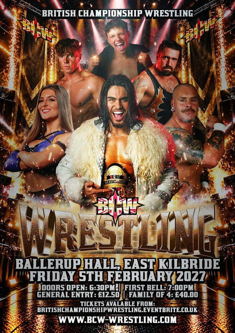 british-championship-wrestling-ballerup-hall-east-kilbride-poster
